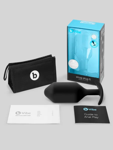 B-Vibe Snug Plug 6 - 6.3" Weighted Butt Plug