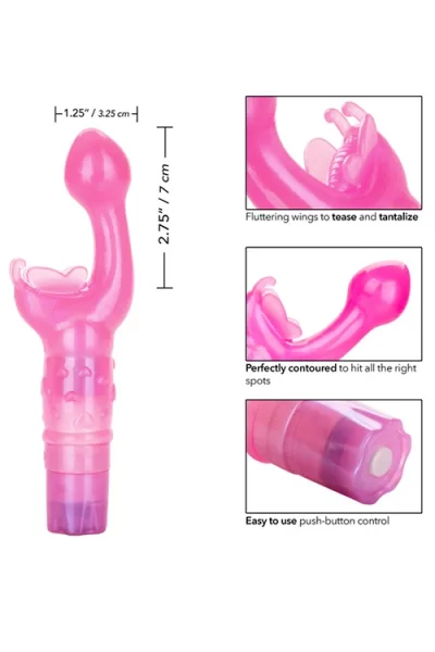 California Exotic Butterfly Kiss 3" Vibrator