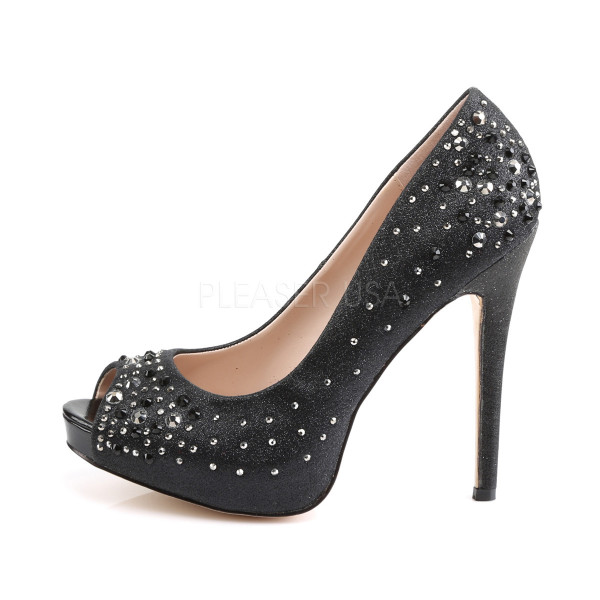 5 inches Heel, 3/4 inches Hidden PF Peep Toe Pump — image 7 of 8