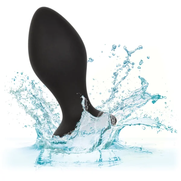 Power Gem Silicone Vibrating Crystal Anal Probe by CalExotics - Black