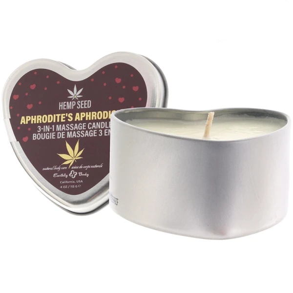 3 in 1 Massage Heart Candle - Aphrodite's Aphrodisiac