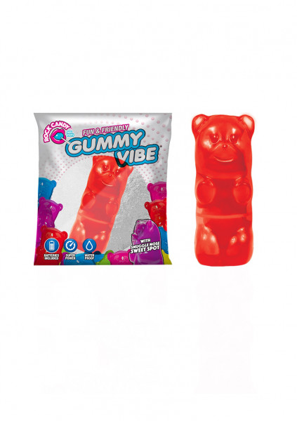 Gummy Vibe - Red Bullet Vibrator