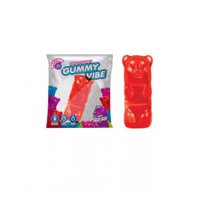 Gummy Vibe Red Bullet Vibrator