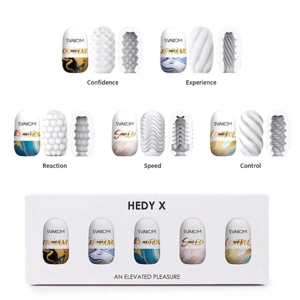 Hedy X Mixed Texture 5 pack - Svakom