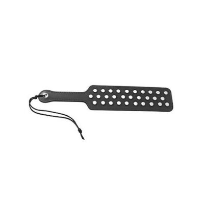 Strict Leather Studded Paddle Black