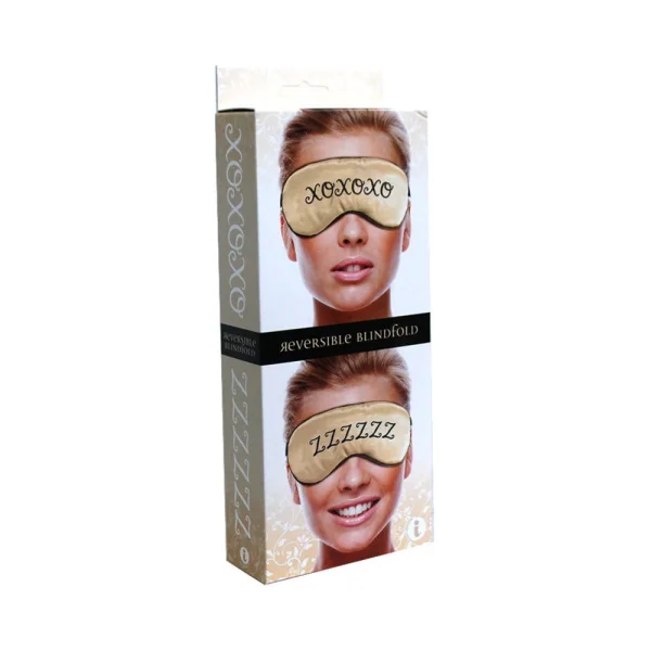 The 9"s Xoxo/zzz Satin Blindfold — image 5 of 5