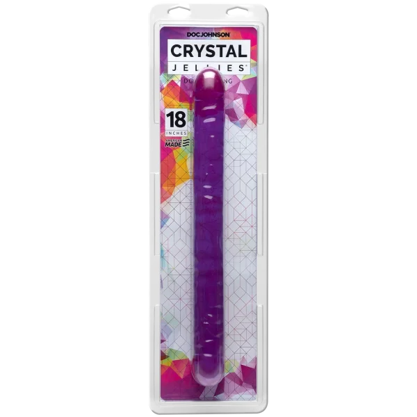 Doc Johnson 18″ Crystal Jellies Double Dong