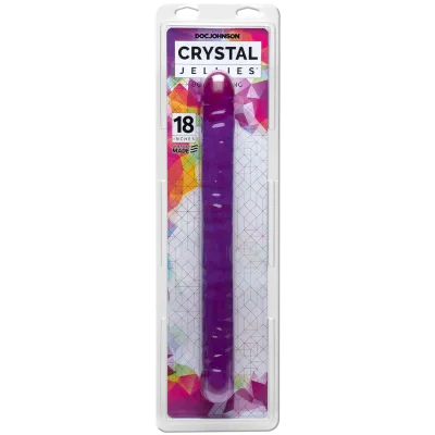 Doc Johnson 18 Crystal Jellies Double Dong