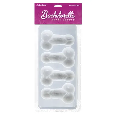 Pipe Dreams Bachelorette Party Favors Sexy Big Penis Ice Cube Tray 4 cubes