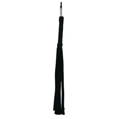 Sex Mischief Black Faux Leather Flogger