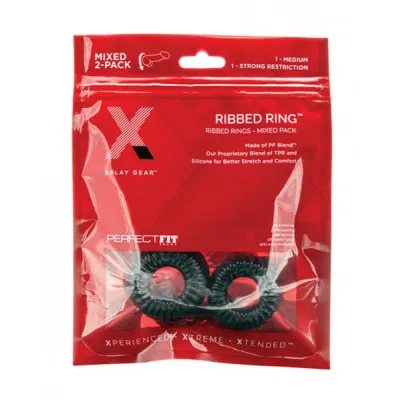 Xplay Pf Blend Premium Stretch Ribbed Ring 2 Pk