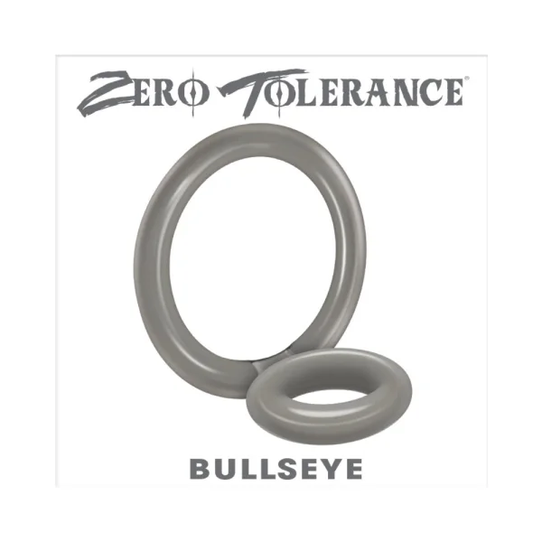 Bullseye Cock Ring Double Ring Smoke