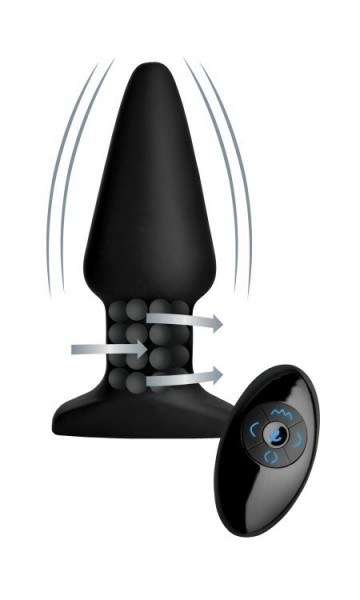 Rimming Model R 5" Smooth Motorised Butt Plug