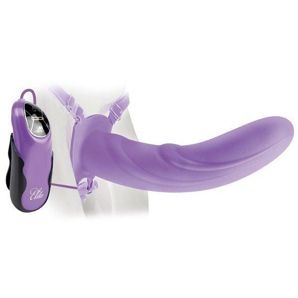 Fantasy Elite Vibrating 8 Inch Hollow Strap-On