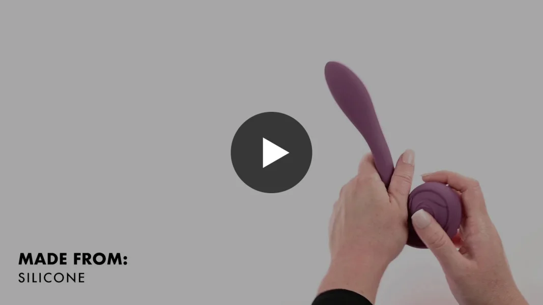 Gender X Poseable You Rechargeable Waterproof Silicone Dual Stimulation Vibrator - Purple
