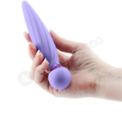 Sugar Pop Twist Purple Gyrating Rumbling Vibrator