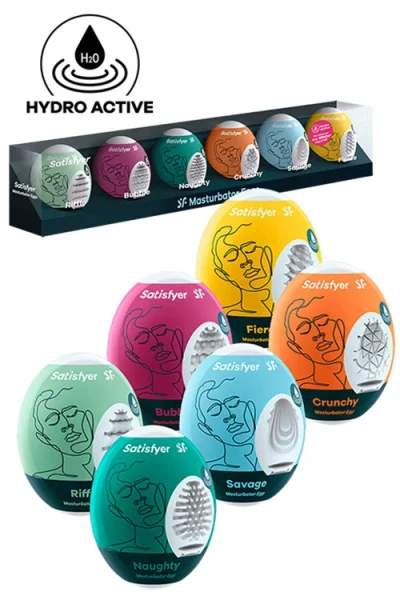 Satisfyer Masturbator Eggs 6-Piece Set