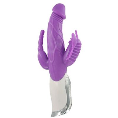 Delights Twin Stimulator Vibrator Purple