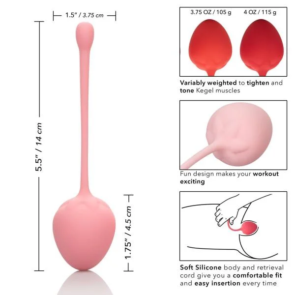 Kegel Training Set Strawberry 6 Piece