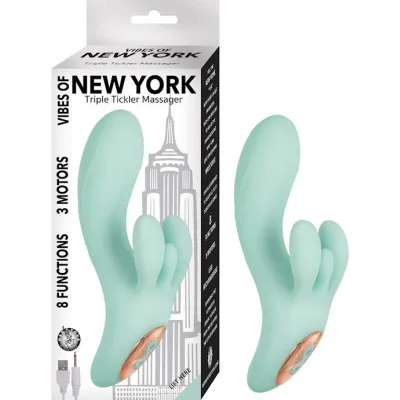 Vibes Of New York Triple Tickler Massager 7 Inch