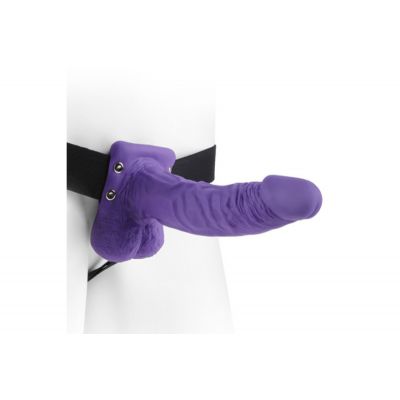 Fetish Fantasy 7 inch Realistic Hollow Strap On with Balls