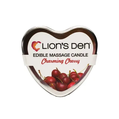 Lion s Den Cherry Scented Massage Candle