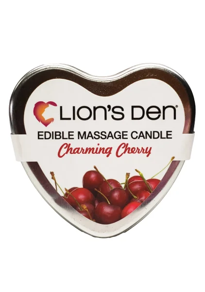 Lion's Den Cherry Scented Massage Candle