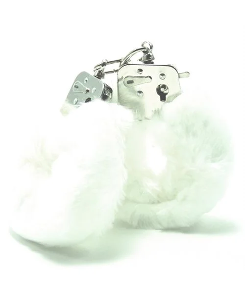 Plush Love Cuffs - White