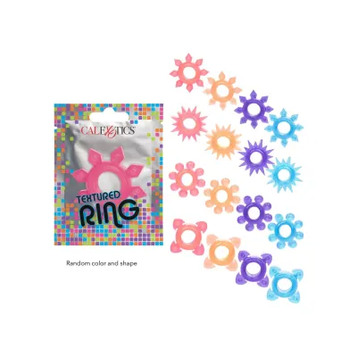 Foil Pack Textured Ring Assorted Case Qty 24