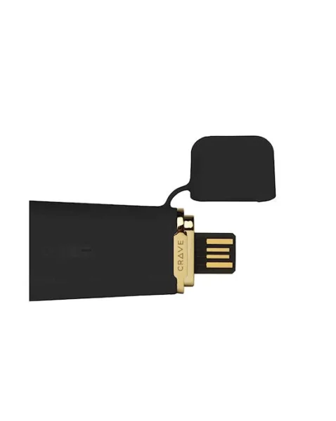 Crave Duet Flex Vibrator - Black