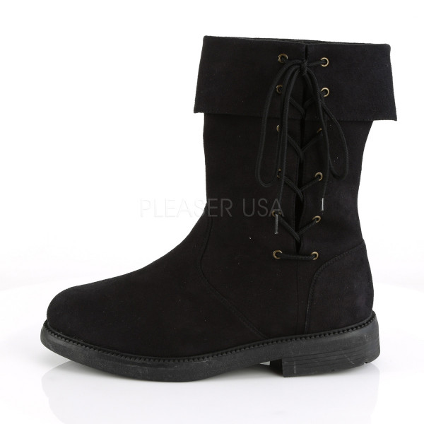 1 inches Stacked Heel Men\'s Mid-Calf Boot, Lace-Up Side — image 7 of 8