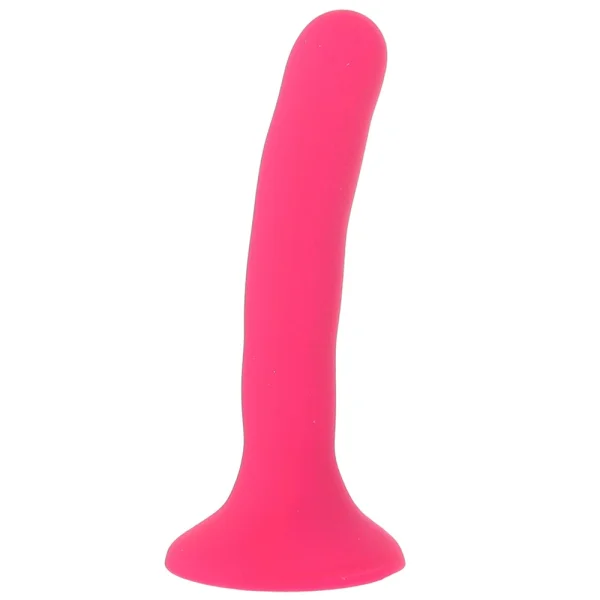 Please  5.25" Silicone Harness Compatible Dildo By Sportsheets - Pink