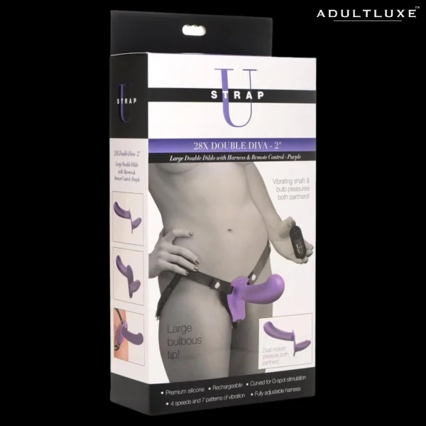 Double Dildo Diva with Harness