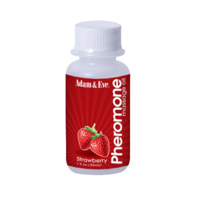 Pheromone Massage Oil Strawberry 1oz