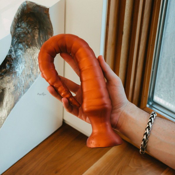 SquarePegToys® Slink™ Ripple SuperSoft Silicone Depth Probe - 2 Sizes