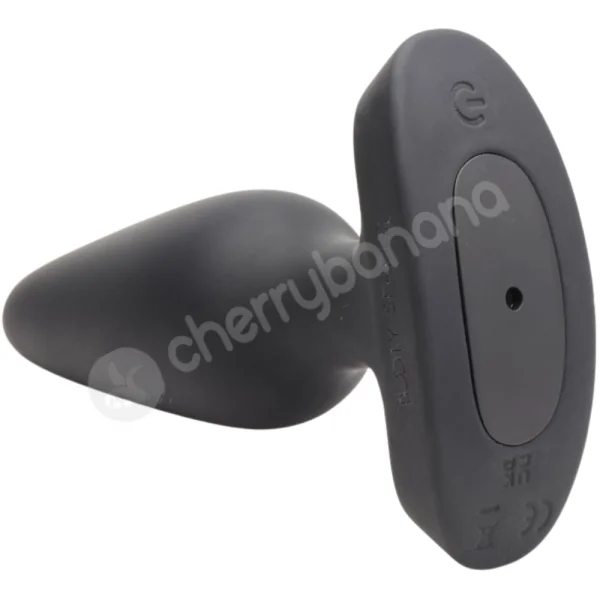 Booty Sparks 28X Medium 4.2" Laser Heart Silicone Anal Plug With RC