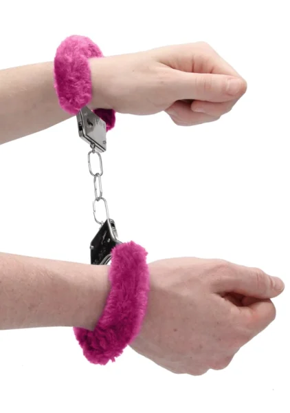 OUCH! Beginners Metal & Fur Handcuffs