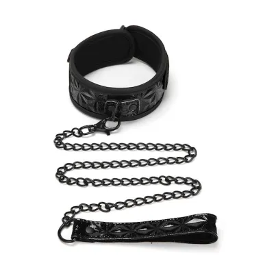 Diamond Collection Collar And Leash Black O s