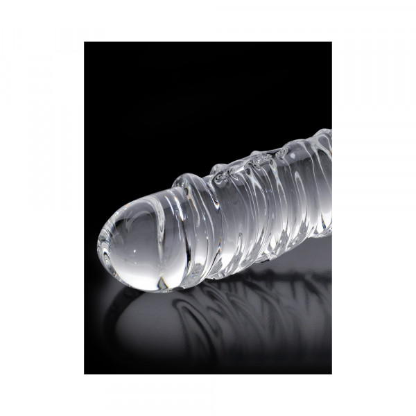 Icicles No. 63 Clear Glass Realistic Dildo