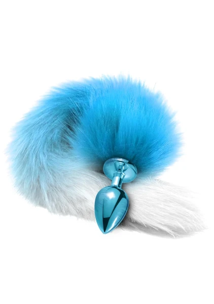 Metal Butt Plug with Ombre Tail — image 4 of 16
