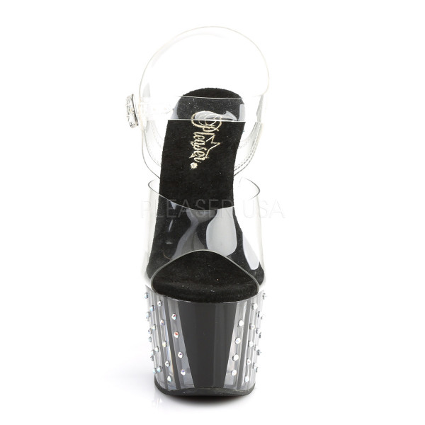7 inches Heel, 2 3/4 inches RS Lined PF Ankle Strap Sandal — image 6 of 24