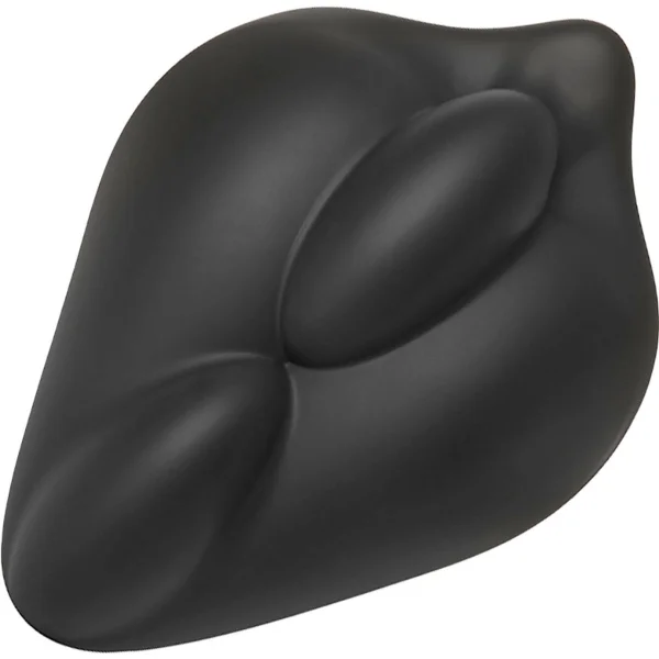 Bumpher Soft Silicone Dildo Base for Harness Play - Black