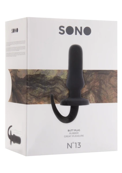 Sono No.13 - Butt Plug - 6 Inch - Black
