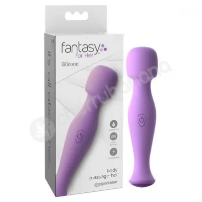 Purple Vibrating Wand For Her