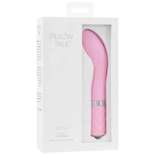 Pillow Talk Sassy Silicone Waterproof Rechargeable G-Spot Vibrator - Pink