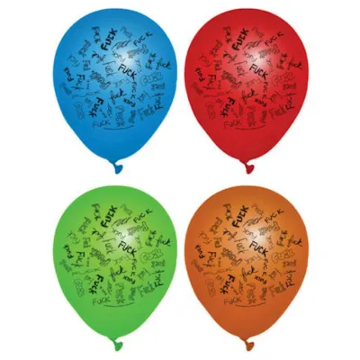 Dirty Balloons F bomb Rainbow