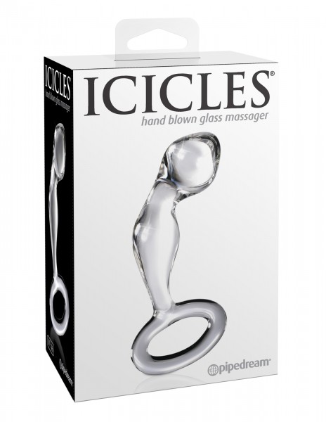 3.5" Glass Prostate Massager