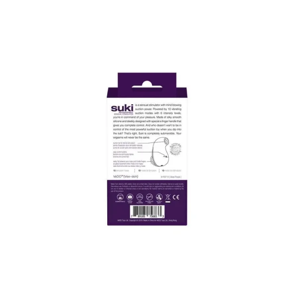 VeDO Suki - Purple Air Suction Clit Stimulator