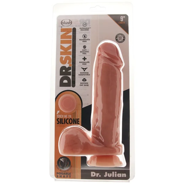 Dr. Skin Dr. Julian 9 Inch Silicone Dildo