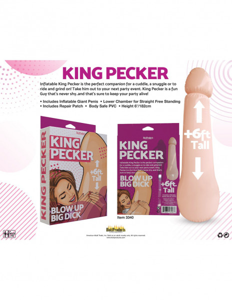 King Pecker Giant Inflatable Penis — image 3 of 4